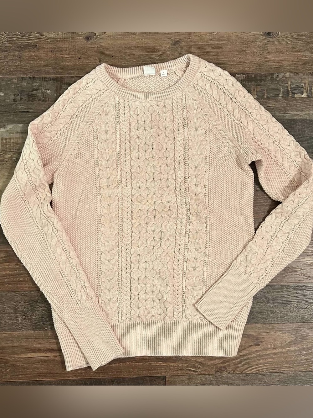 GAP Light Pink Cotton Sweater